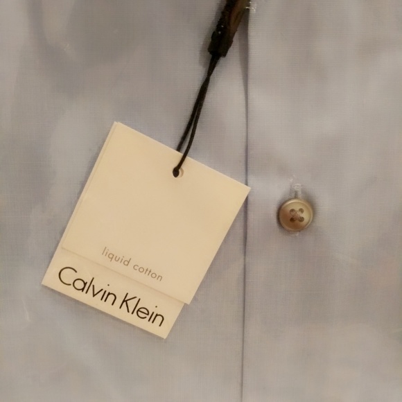 Calvin Klein Dress Shirt - Light Blue - Picture 3 of 5